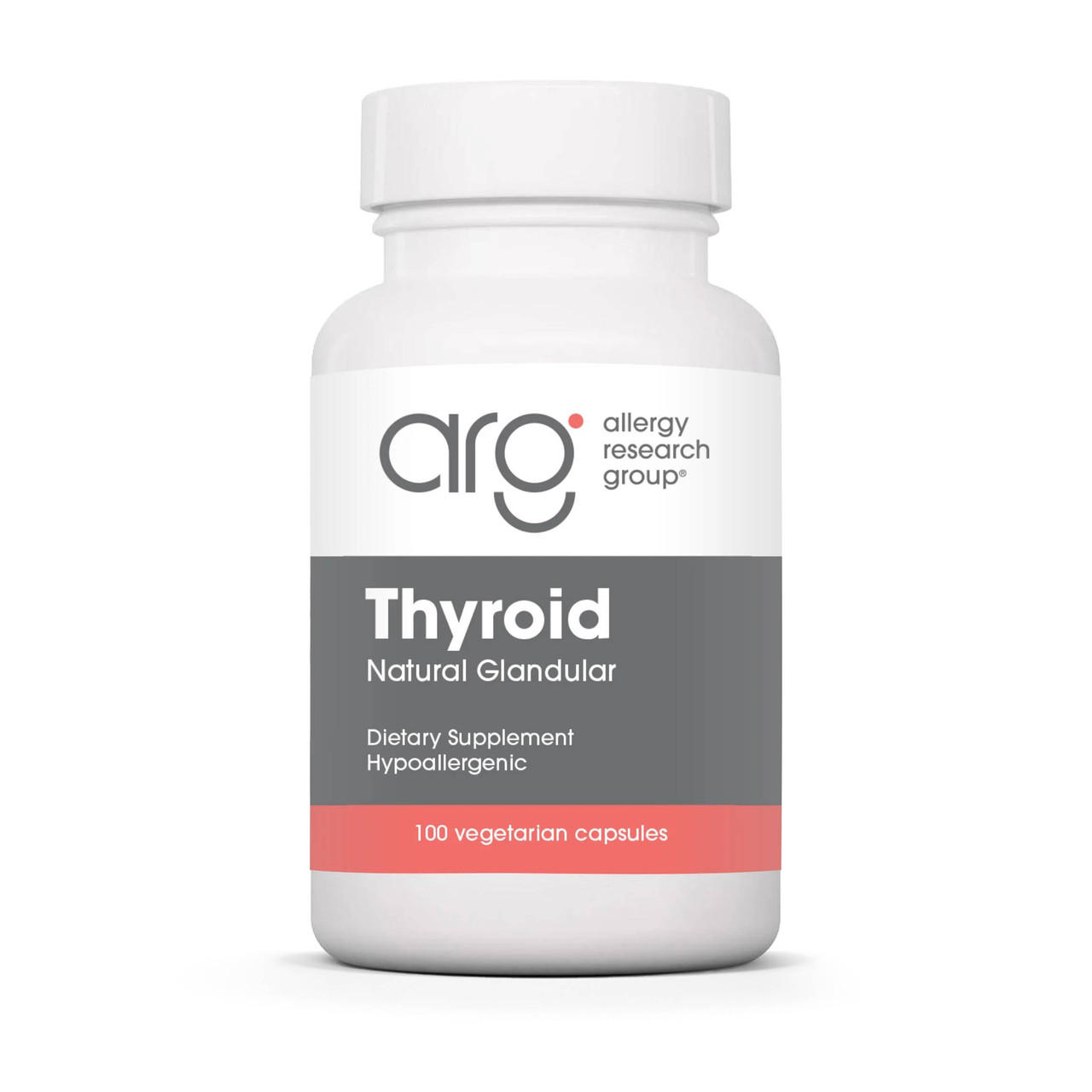 Allergy Research Group Thyroid Natural Glandular - 100 capsules 35$