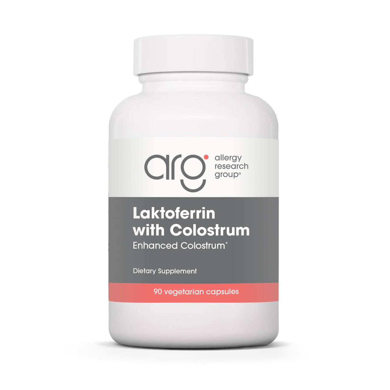 Allergy Research Group Laktoferrin w Colostrum - 90 capsules 59$