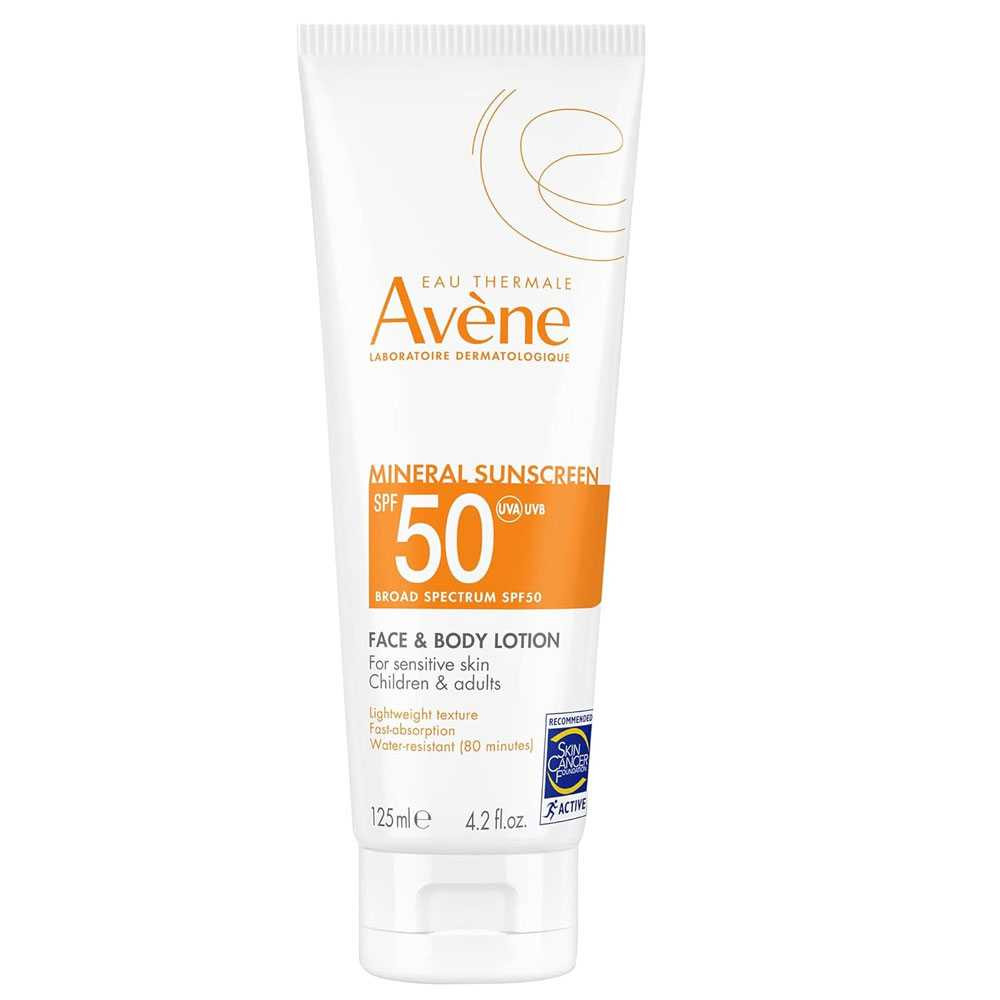 Avene Mineral Sunscreen Face Body Lotion SPF 50 38$