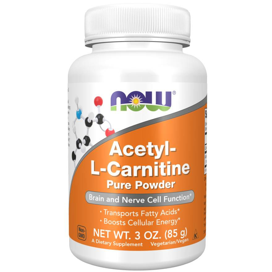 NOW Foods Acetyl-L Carnitine Powder - 85 Grams 30$