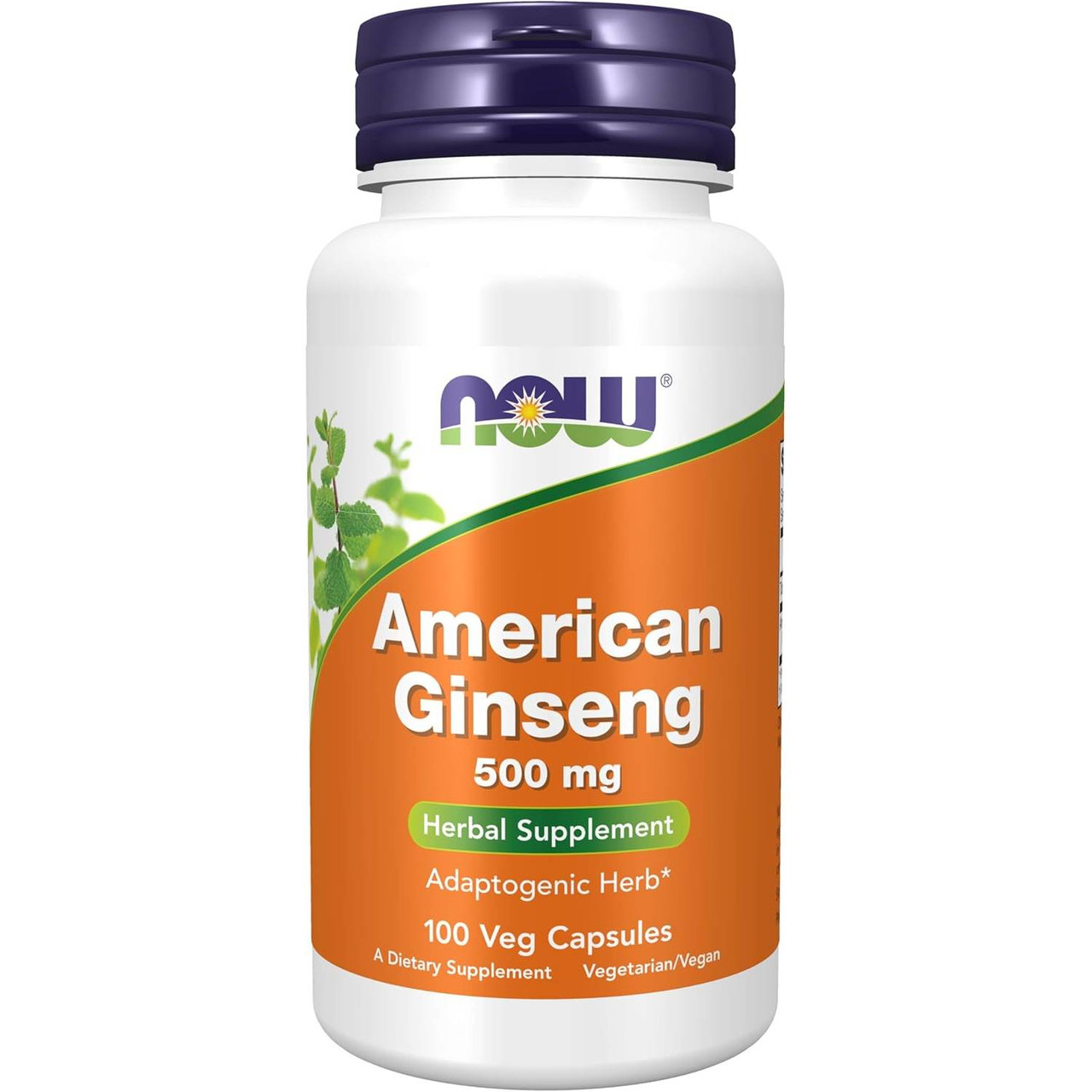 NOW Foods American Ginseng 500mg - 100 Capsules 20$