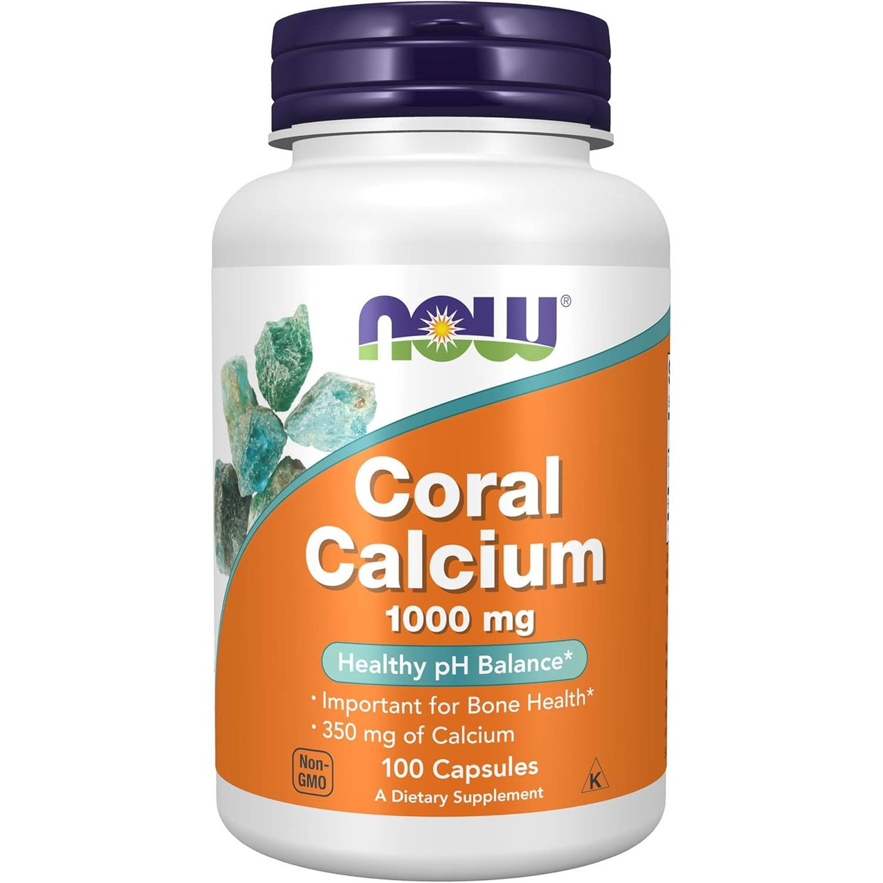 NOW Foods Coral Calcium 1000mg - 100 Capsules 20$
