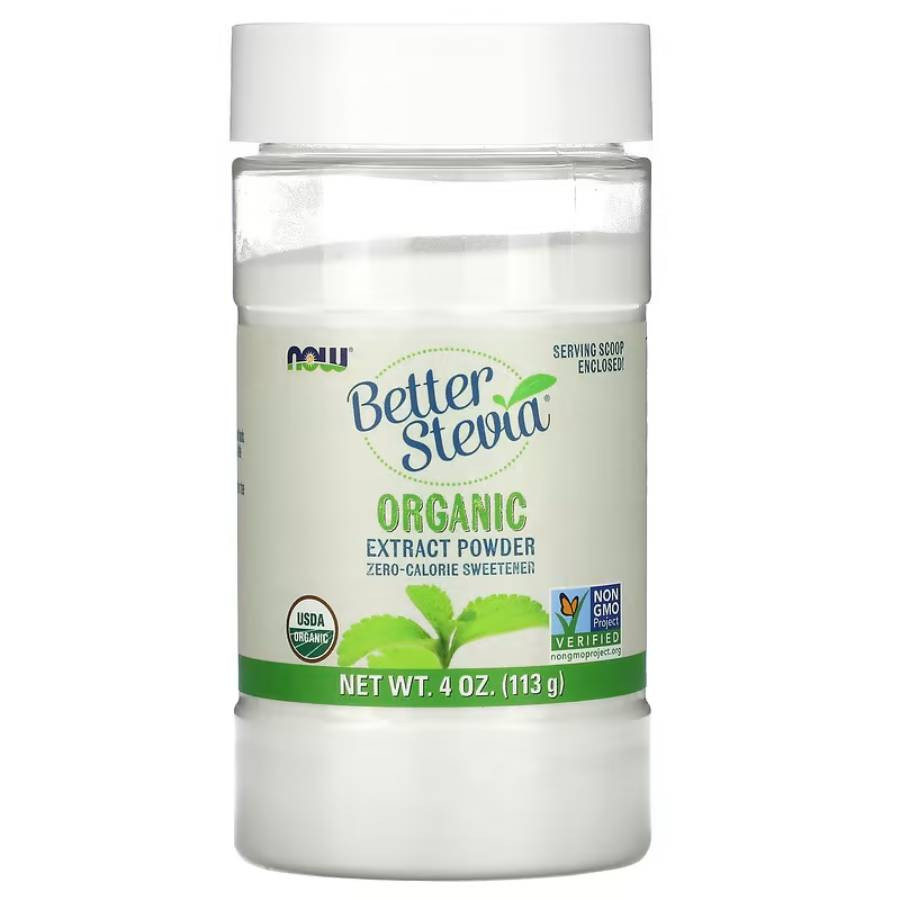 NOW Foods Better Stevia Powder Organic - 4 Ounces 30$