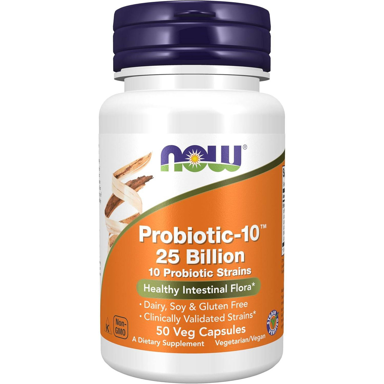 NOW Foods Probiotic-10 25 Billion - 50 Capsules