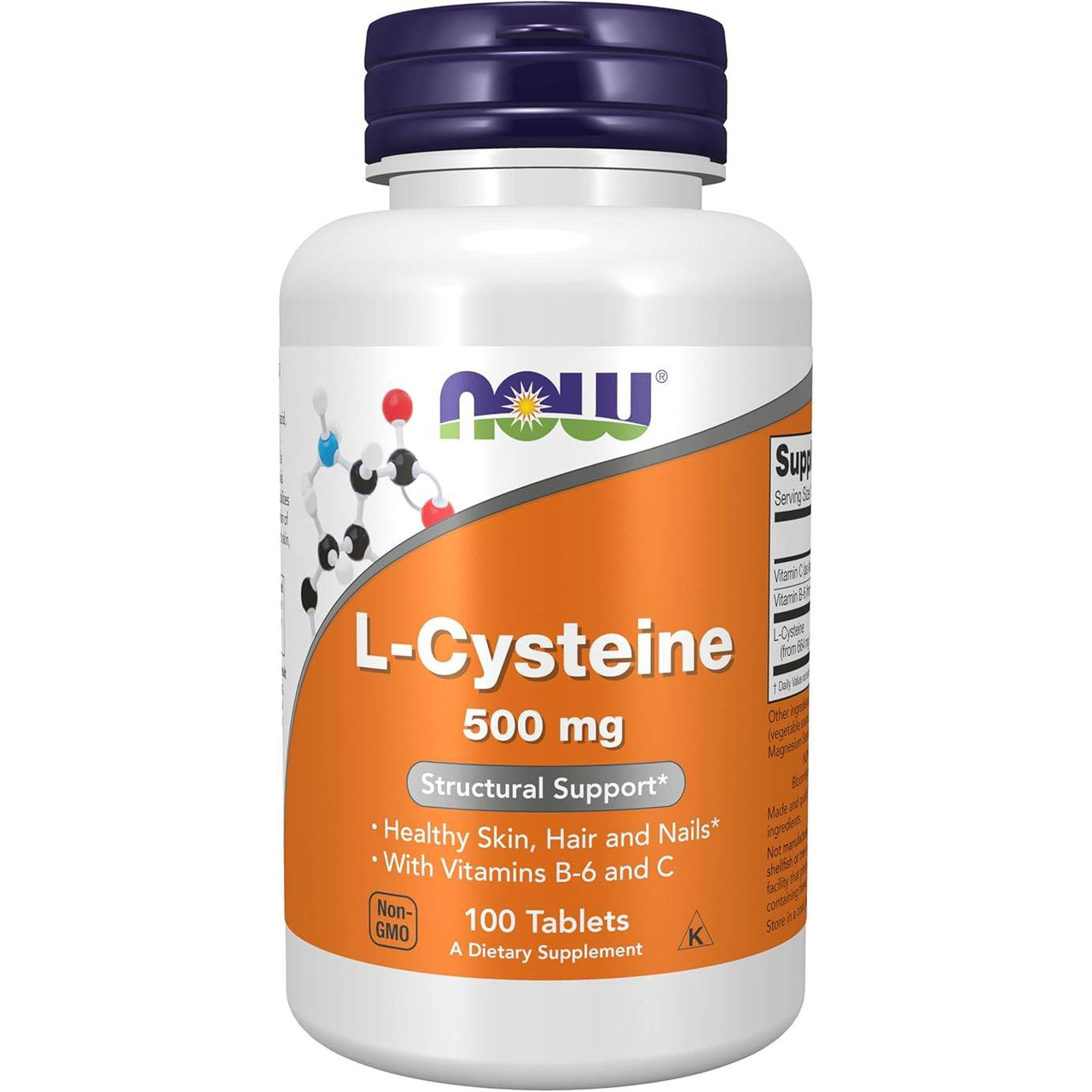 NOW Foods L-Cysteine 500mg - 100 Tablets 22$