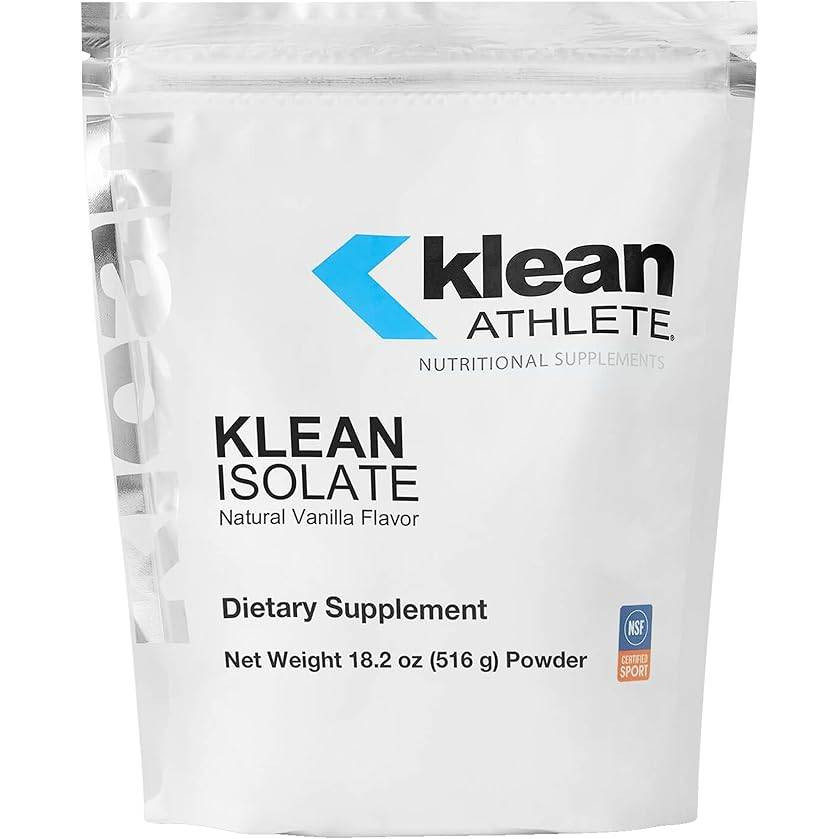 Klean Athlete Klean Isolate Natural Vanilla Flavor - 516 Grams 60$
