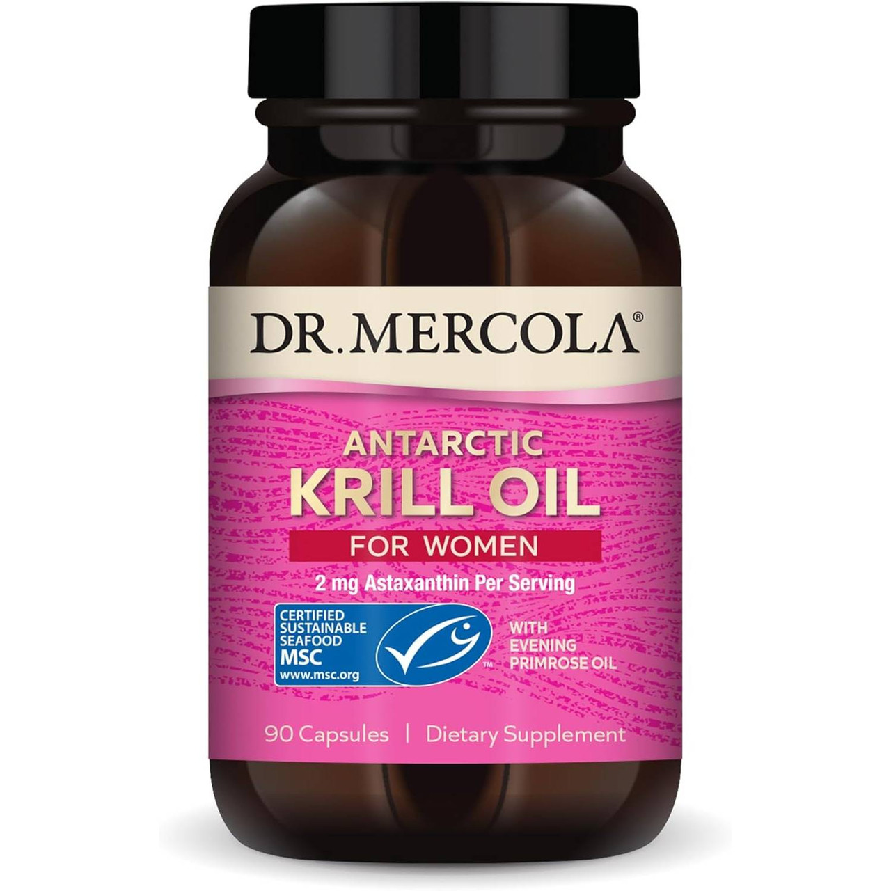 Dr Mercola Krill Oil for Women with EPO - 90 Capsules 44$