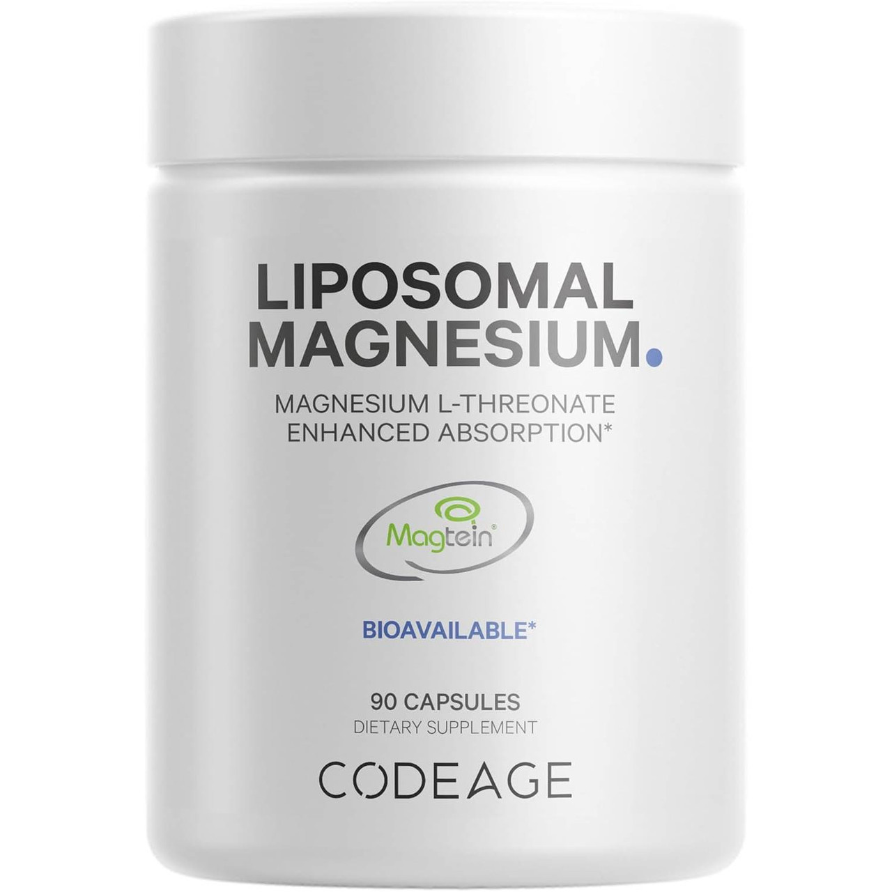 Codeage Liposomal Magnesium L-Threonate - 90 Capsules