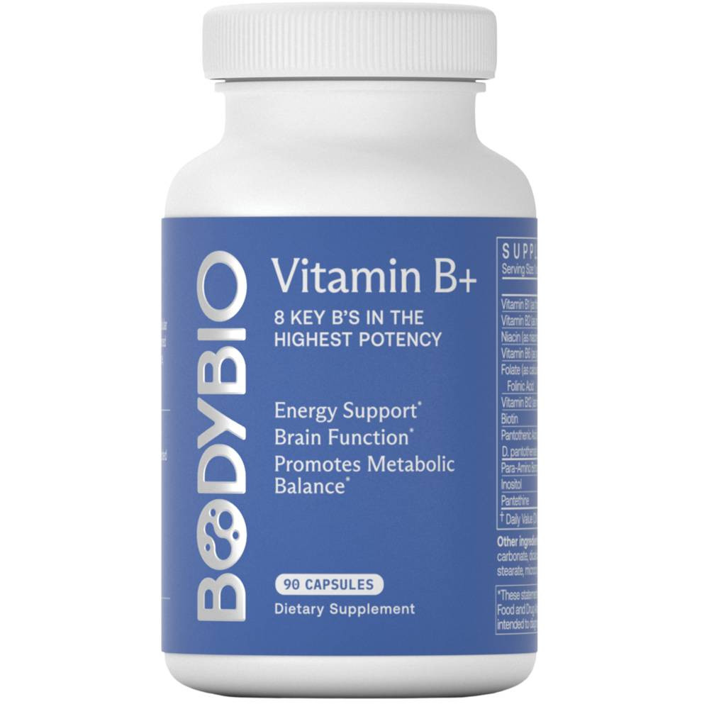 Body Bio B Vitamins High Dose - 90 capsules 36$