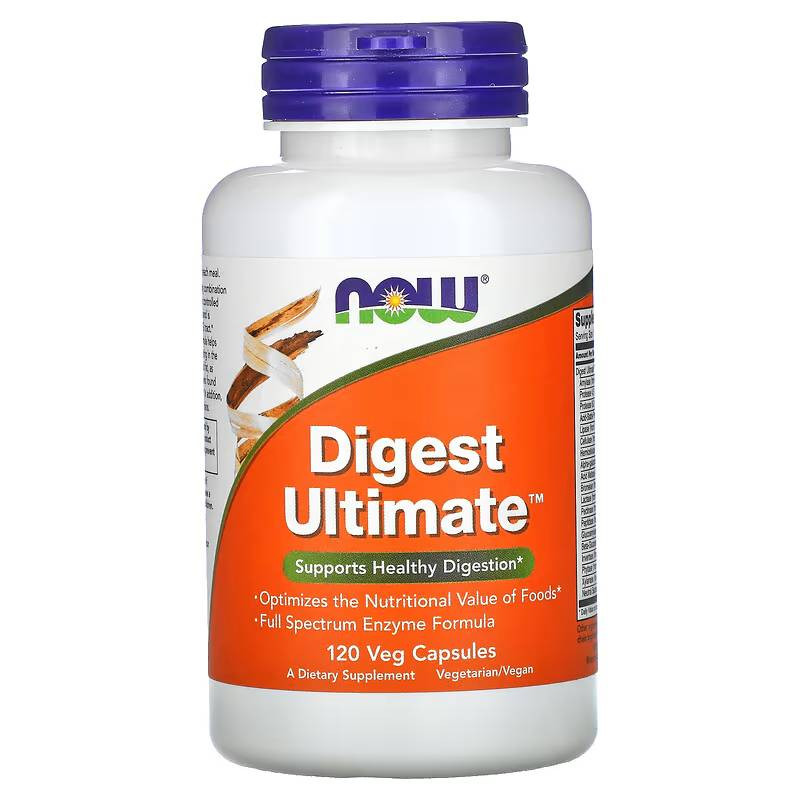 NOW Foods Digest Ultimate - 120 Capsules 50$