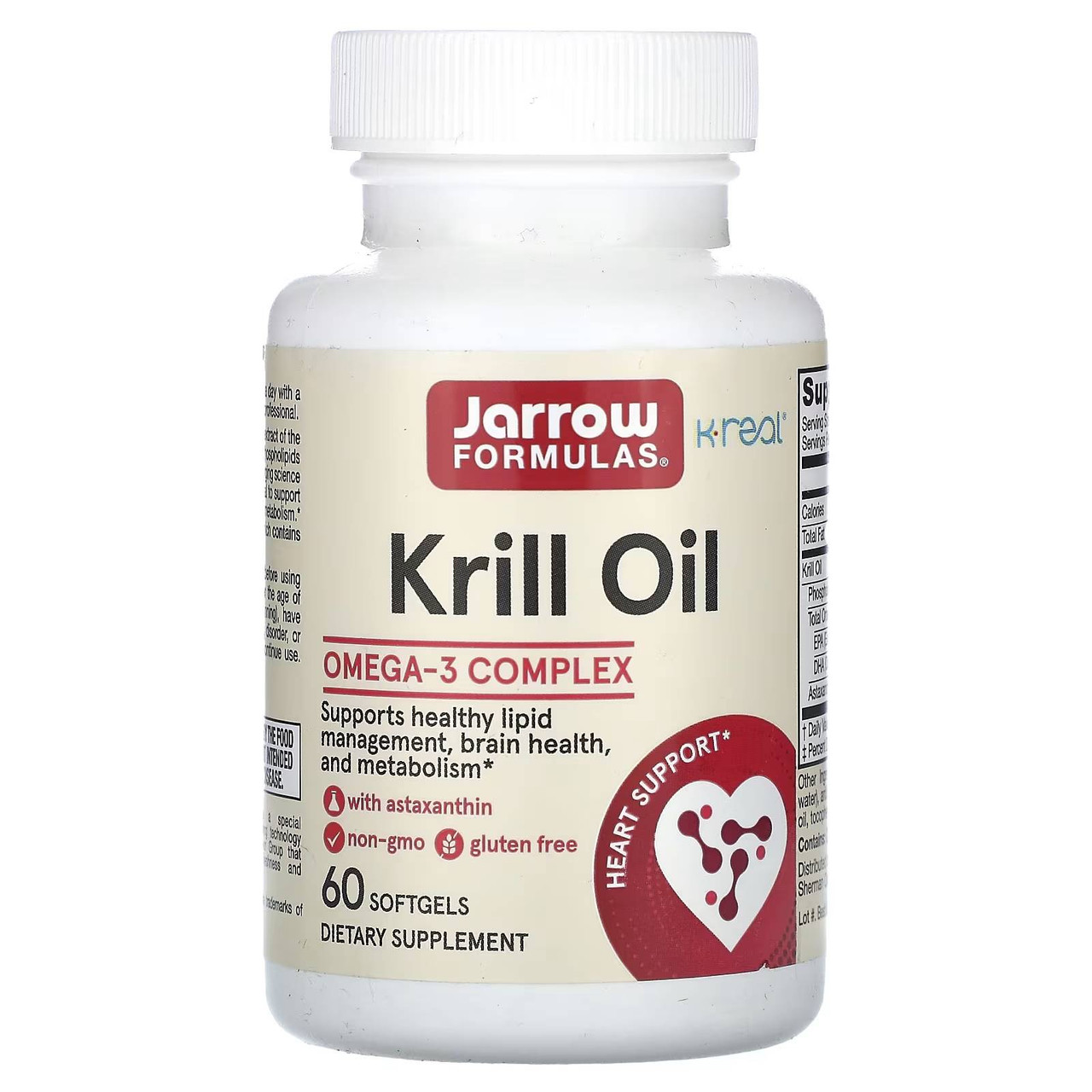 Jarrow Formulas Krill Oil - 60 Softgels