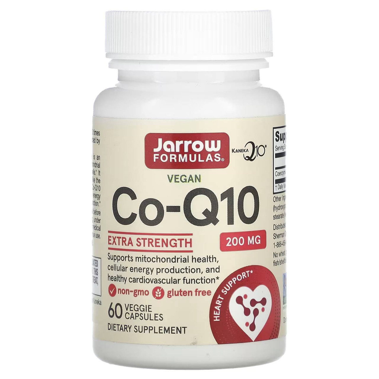 Jarrow Formulas Co-Q10 200mg - 60 Capsules 42$