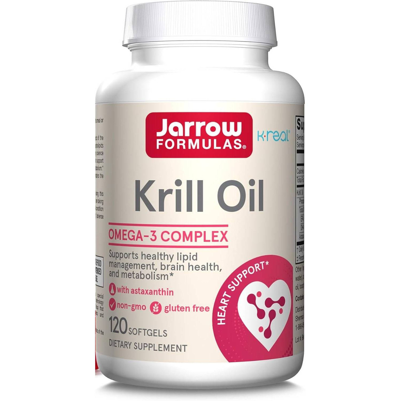 Jarrow Formulas Krill Oil - 120 Softgels 74$