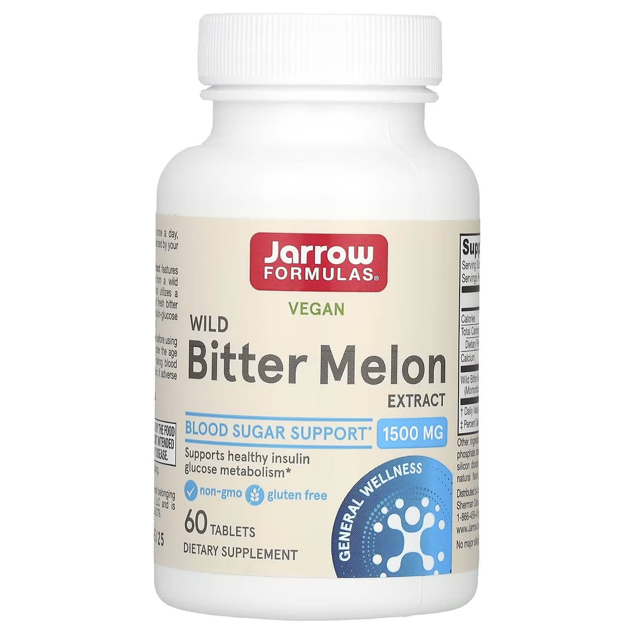 Jarrow Formulas Wild Bitter Melon Extract 750mg - 60 Tablets 30$