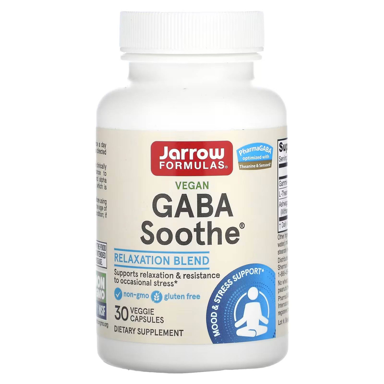 Jarrow Formulas Gaba Soothe - 30 Capsules 29$