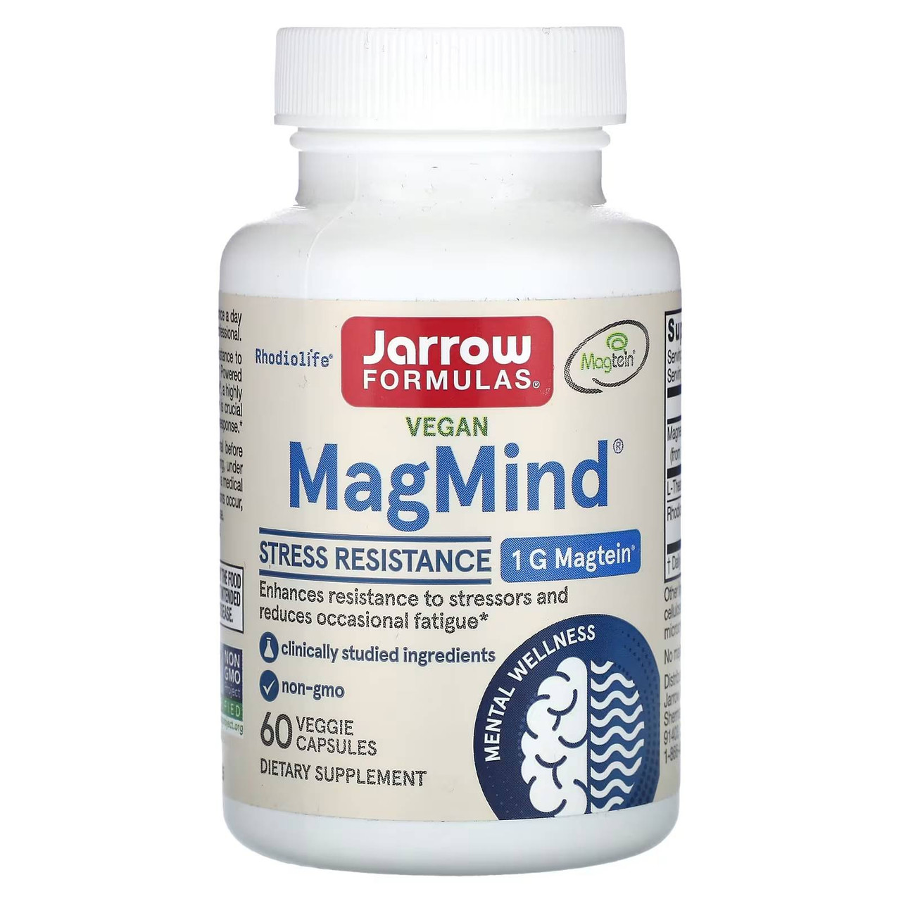 Jarrow Formulas MagMind Stress Resistance - 60 Capsules 52$