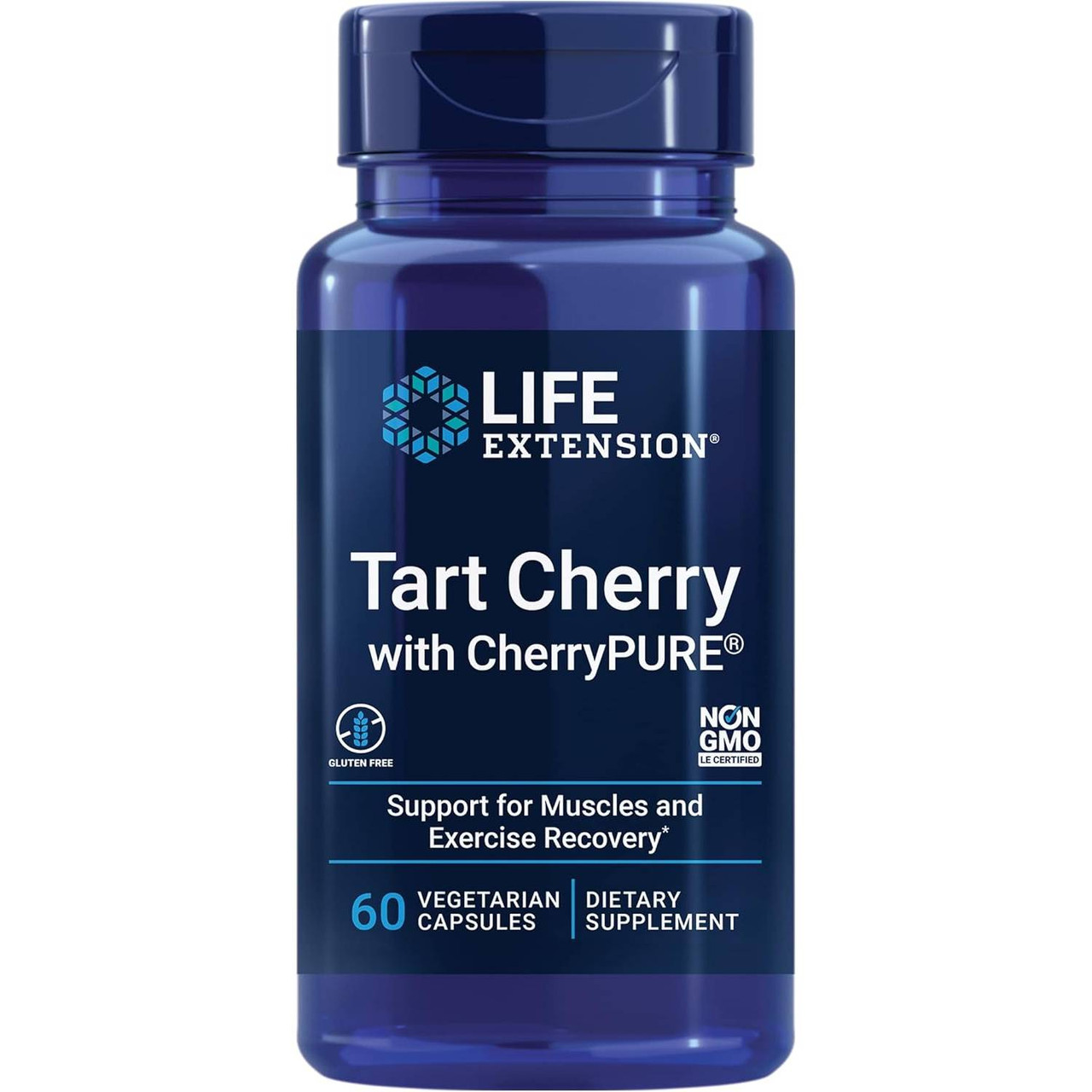 Life Extension Tart Cherry Extract w/Standardized Cherry/Pure - 60 Capsules