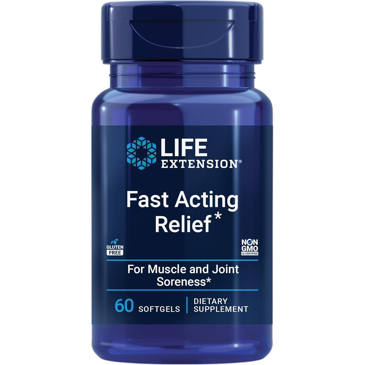 Life Extension Fast Acting Relief  60 Softgels