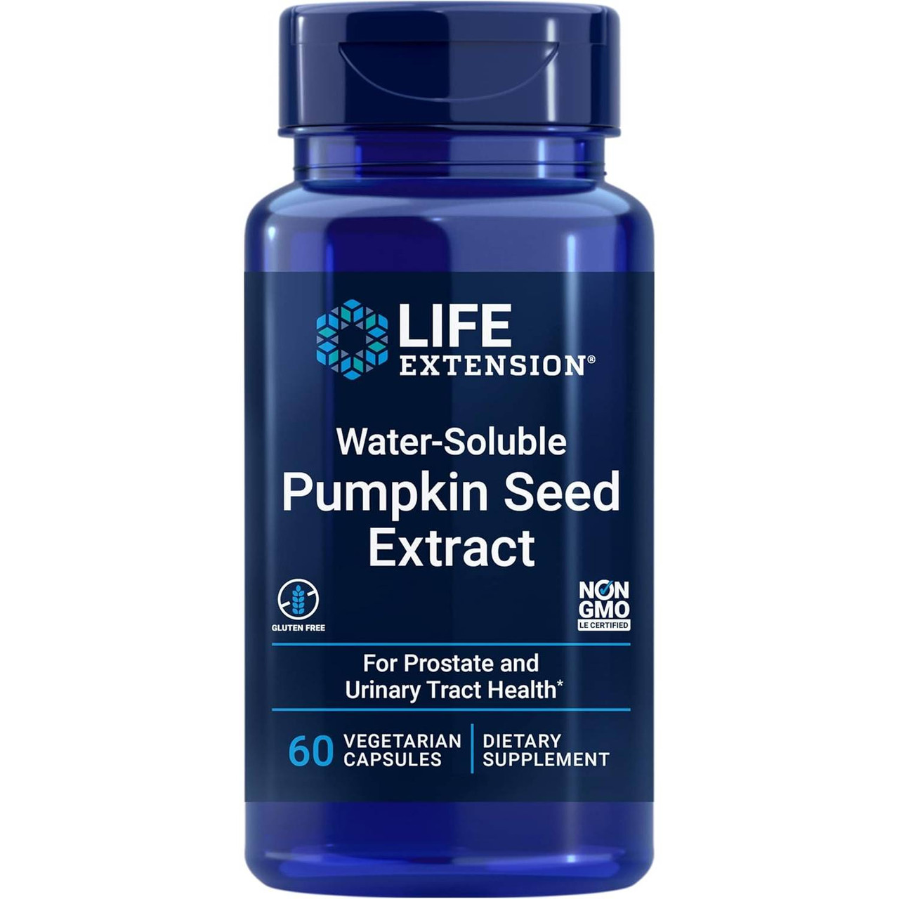 Life Extension Water-Soluble Pumpkin Seed Extract - 60 Capsules