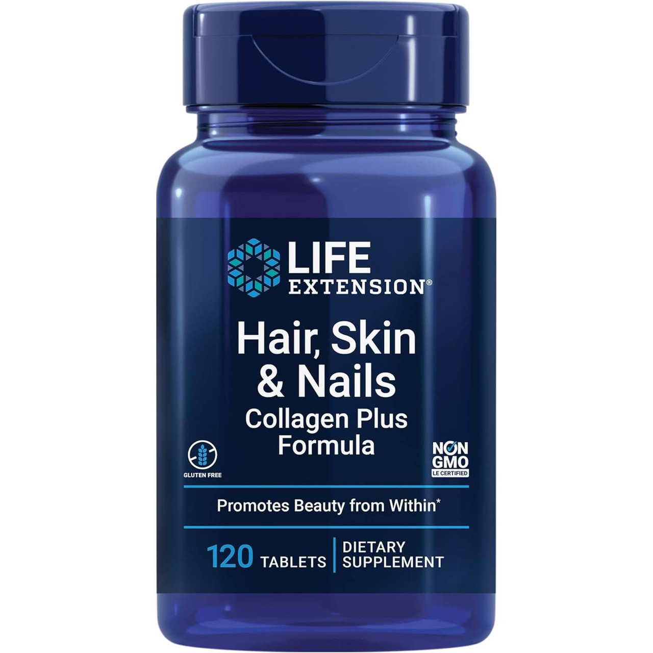 Life Extension Hair Skin Nails Collagen Plus Formula - 120 Tablets 34$