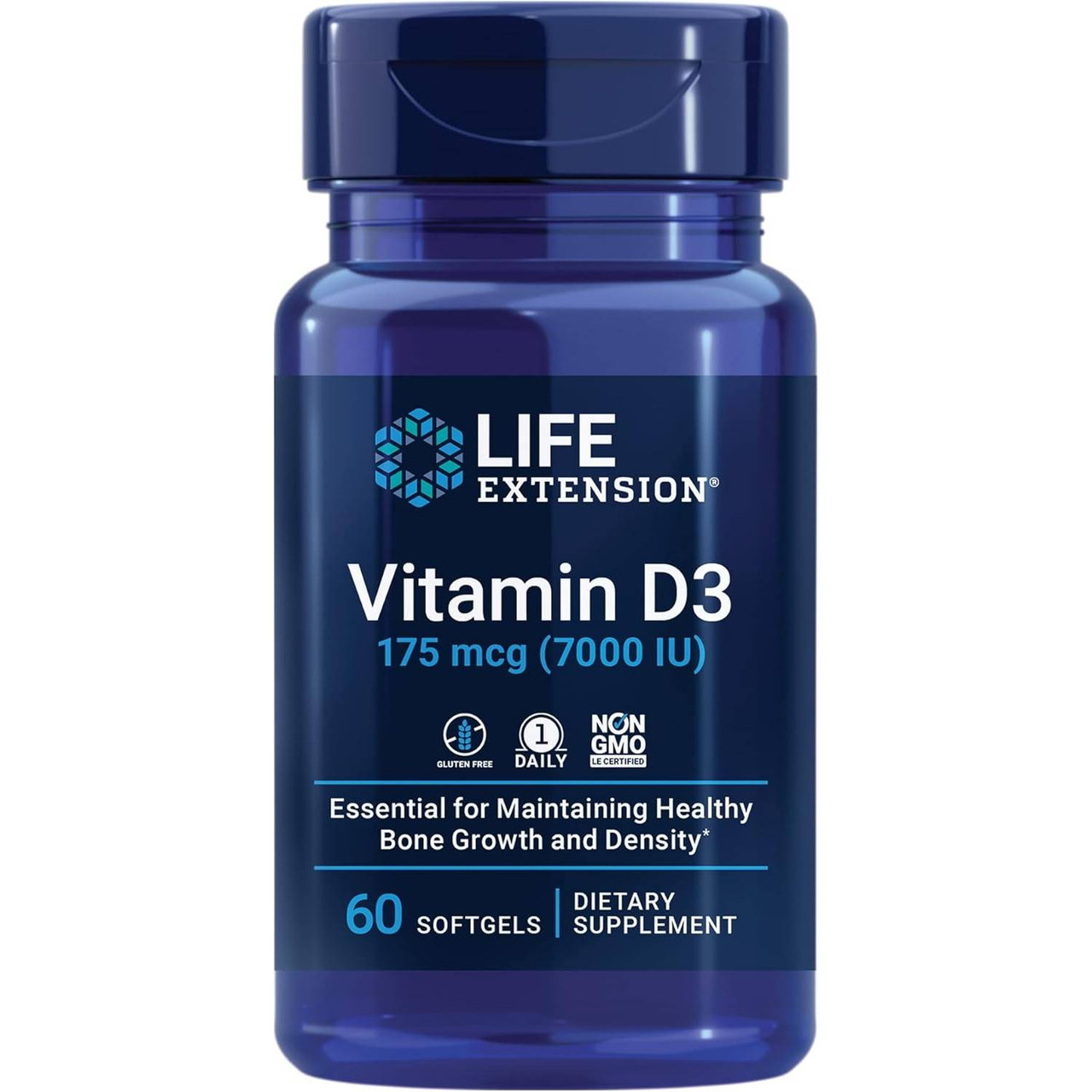 Life Extension Vitamin D3 7000IU - 60 Softgels
