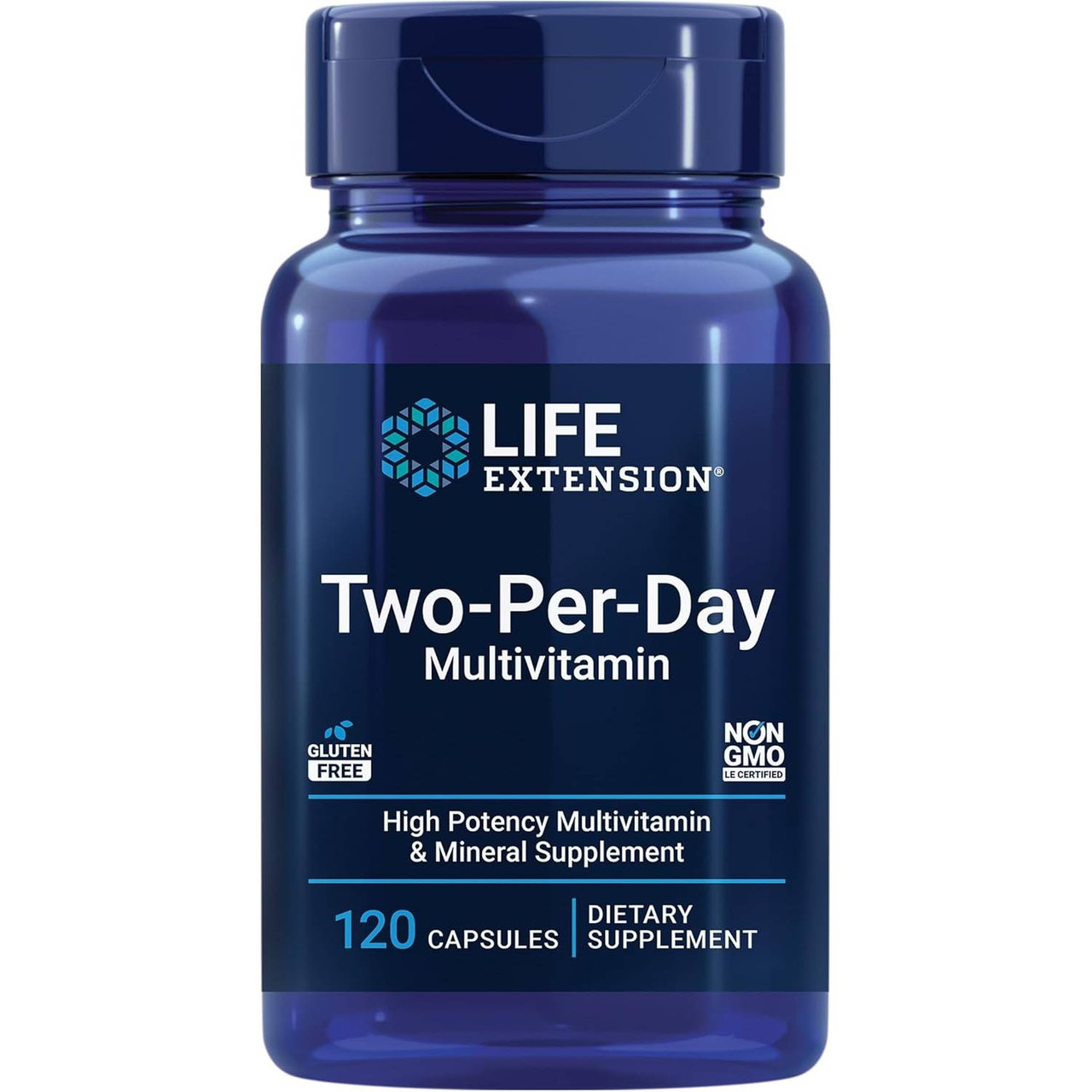Life Extension Two-Per-Day Capsules - 120 Capsules