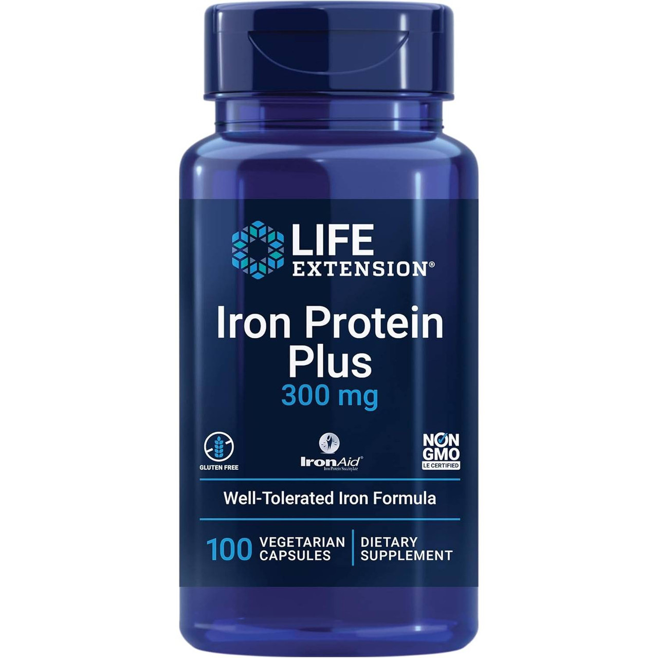 Life Extension Iron Protein Plus 300mg - 100 Capsules 29$