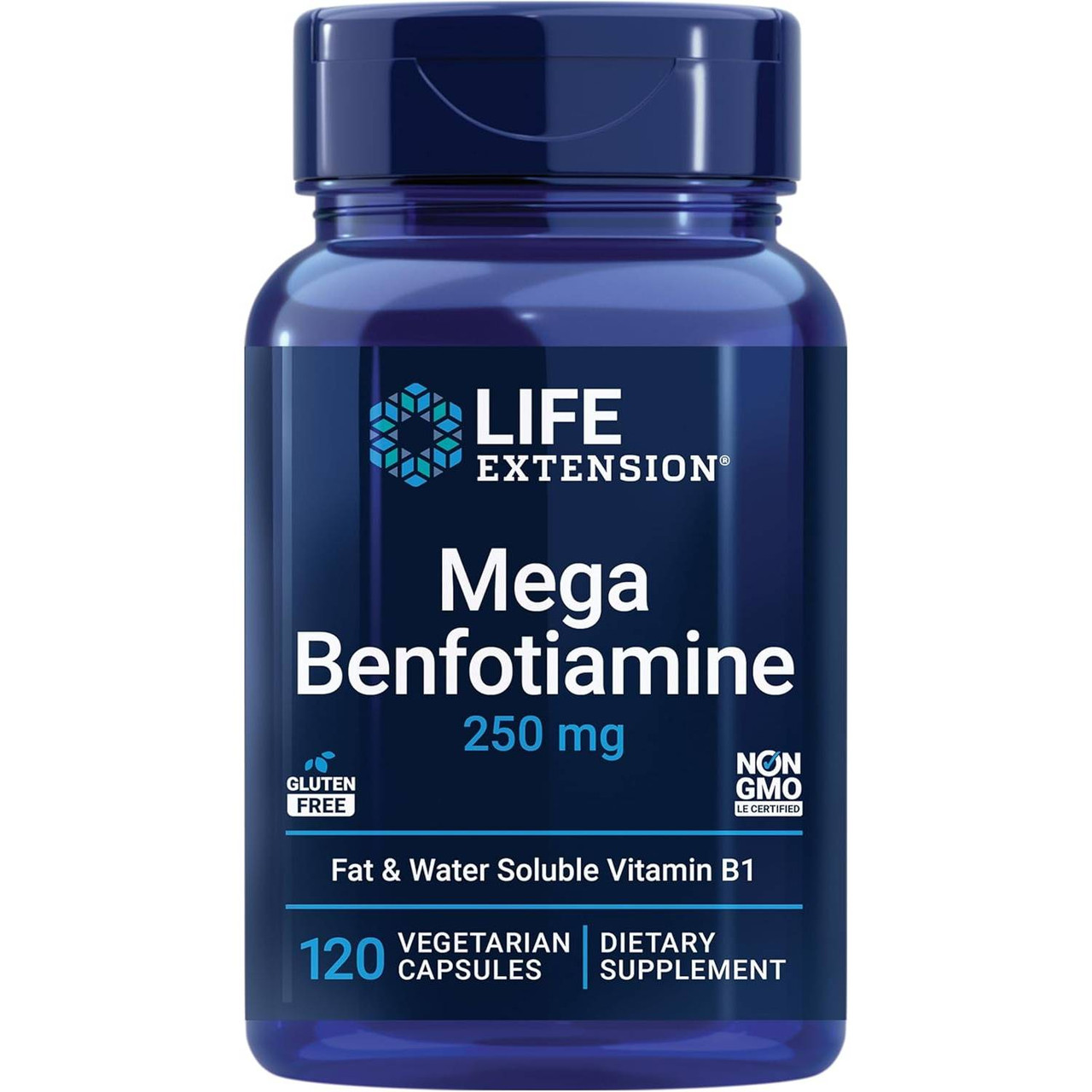 Life Extension Mega Benfotiamine 250mg - 120 Capsules