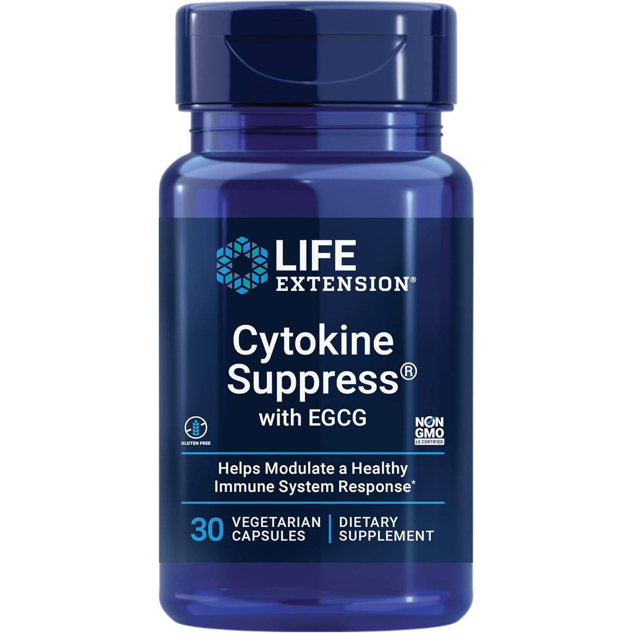 Life Extension Cytokine Suppress with EGCG - 30 Capsules