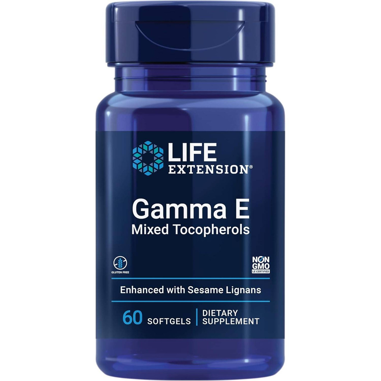 Life Extension Gamma E Tocopherol wSesame Lignans - 60 Softgels 33$