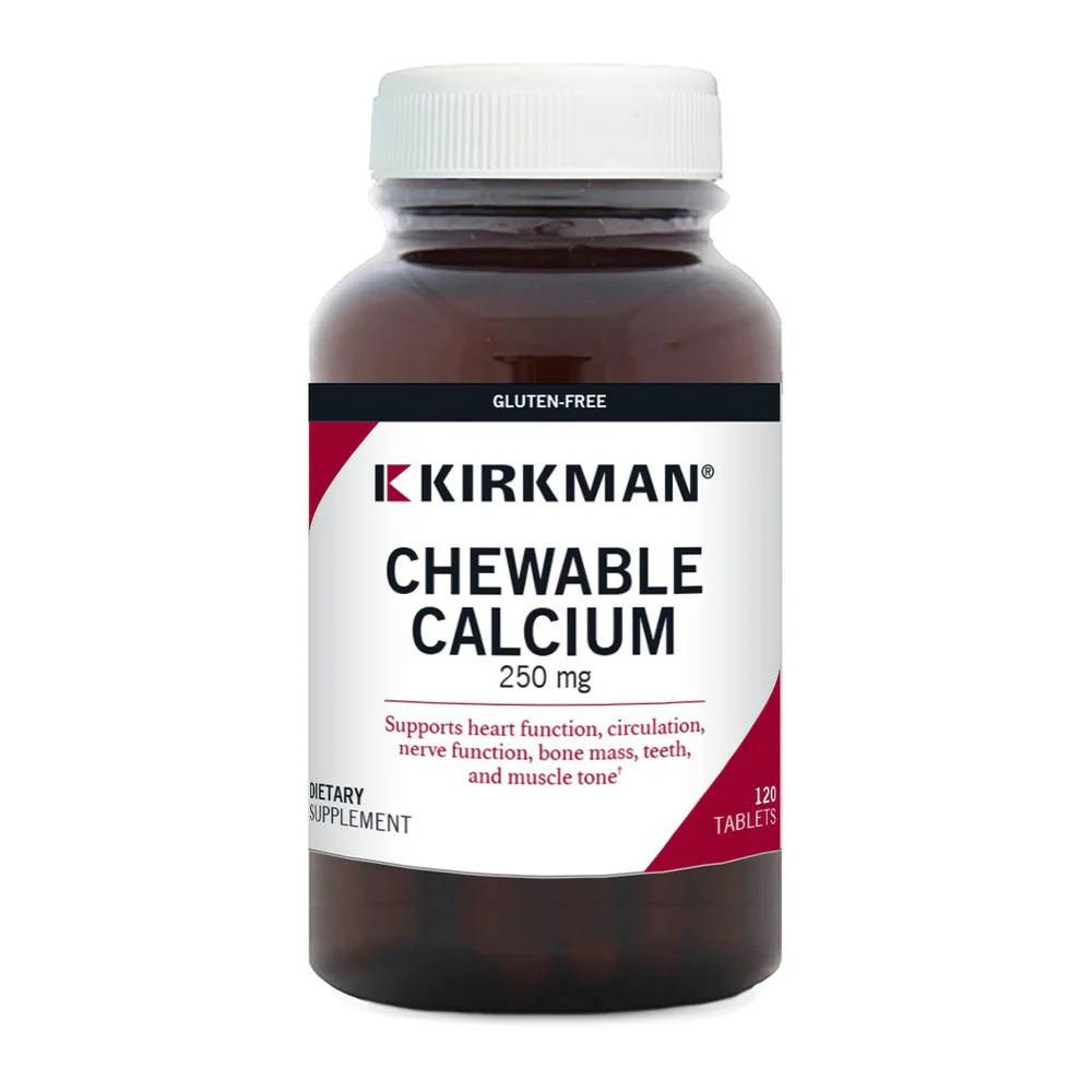 Kirkman Professional Calcium 250 mg wVitamin D-3 Chewable Tablets - 120 Chewable Tablets 31$