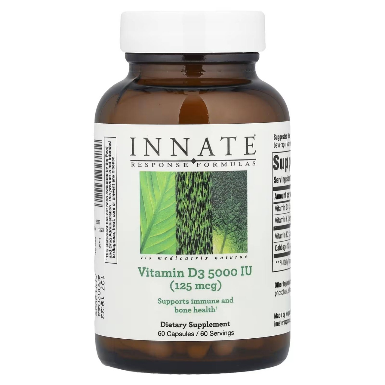 Innate Response Vitamin D 5000IU - 60 Capsules 38$