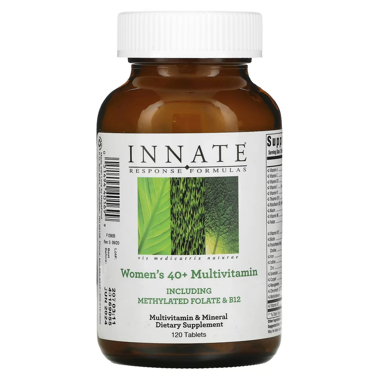 Innate Response Womens 40 Multivitamin - 120 Tablets 75$