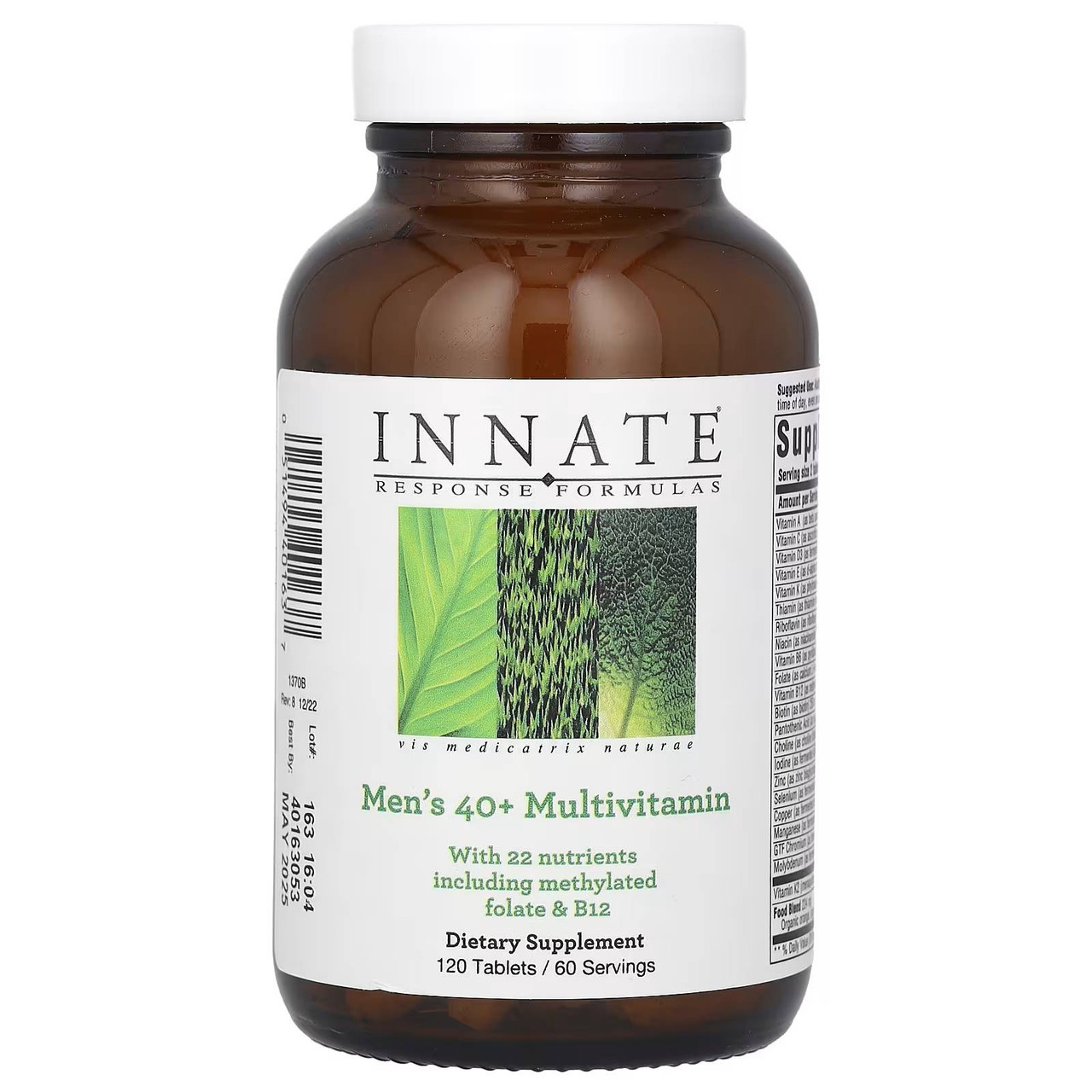 Innate Response Mens 40 Multivitamin - 120 Tablets 75$