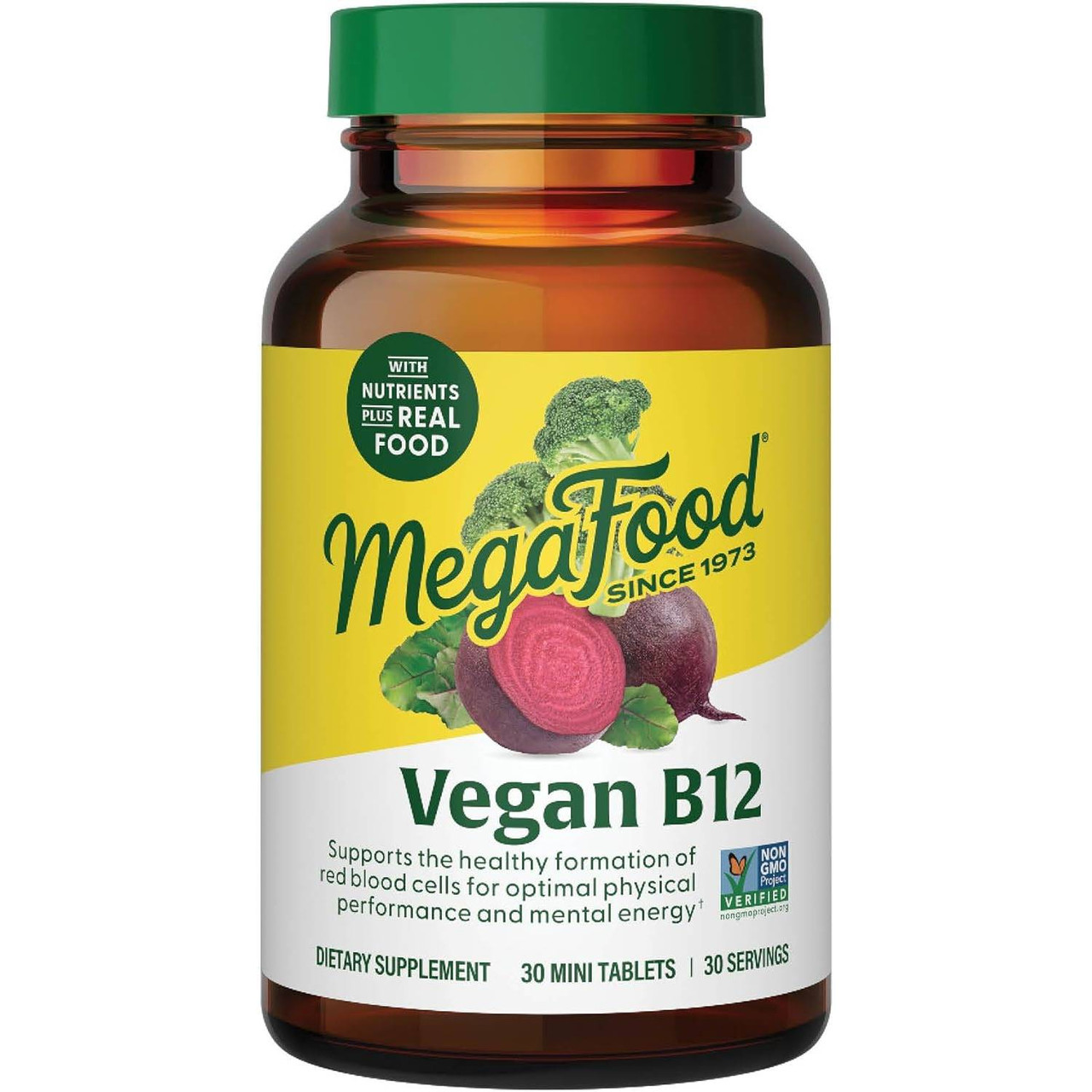 MegaFood Vegan B12 - 30 Tablets 24$