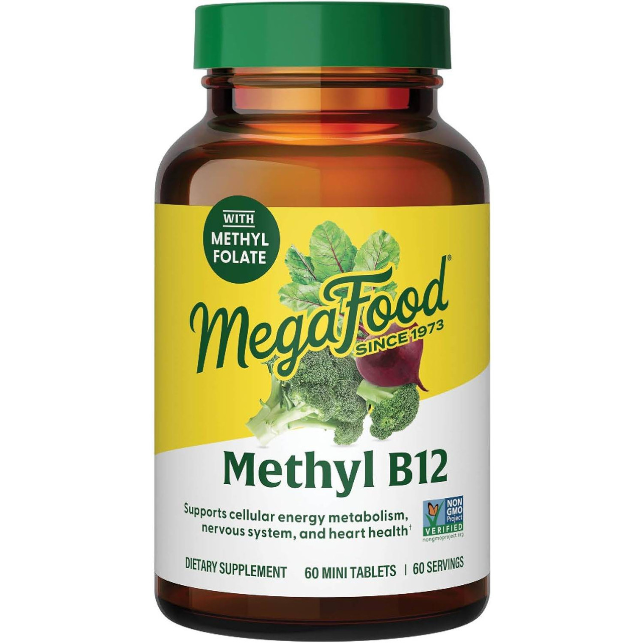 MegaFood Methyl B12 - 60 Tablets 39$