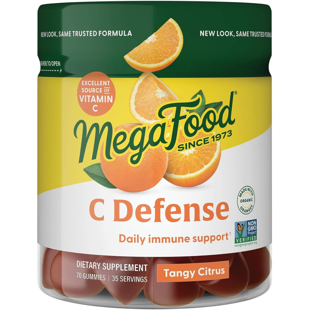 MegaFood C Defense Gummies Tangy Citrus - 70 Gummies 22$