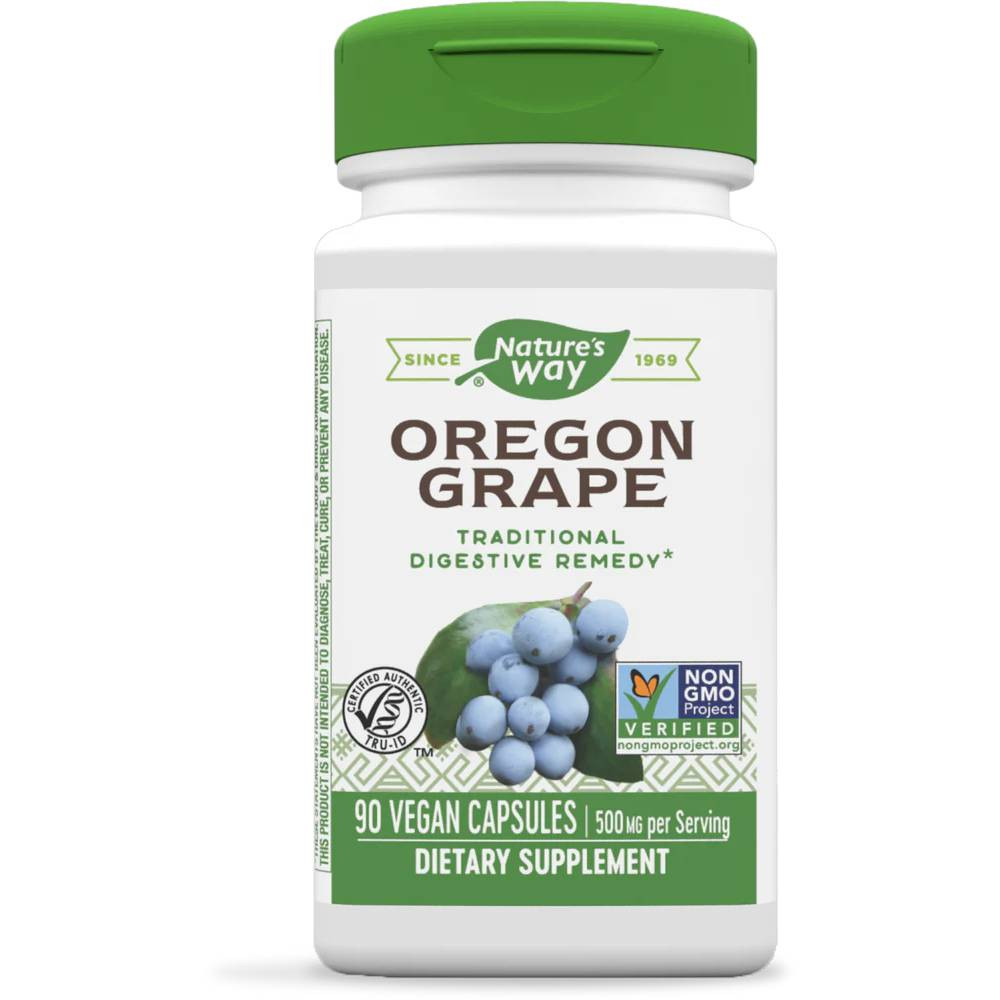 Nature's Way Oregon Grape Root - 90 Capsules
