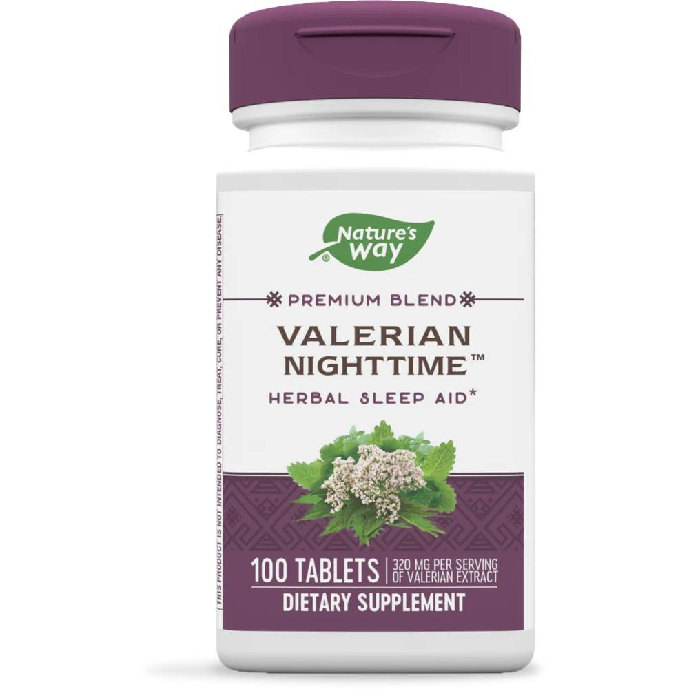 Nature's Way Valerian Nighttime - 100 Tablets