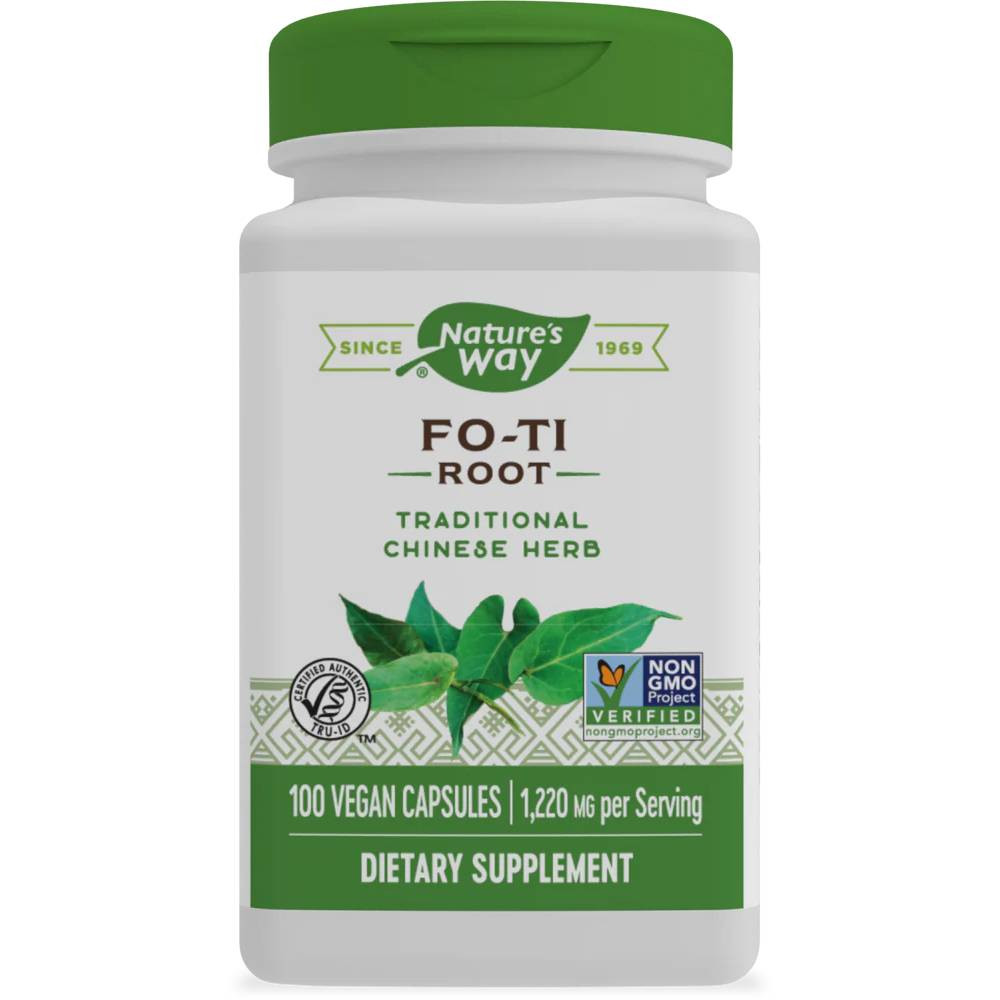 Natures Way Fo-Ti Root - 100 Capsules 15$