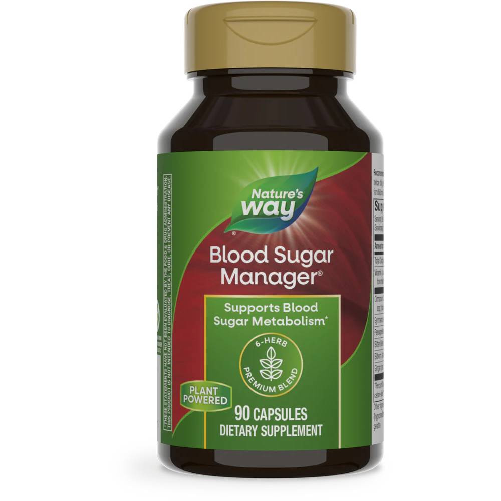 Natures Way Blood Sugar Manager  90 Capsules