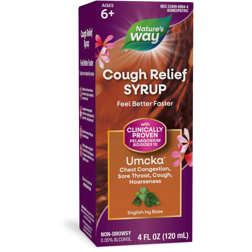 Natures Way Umcka Cough Max Relief Syrup - 120 Milliliters 20$