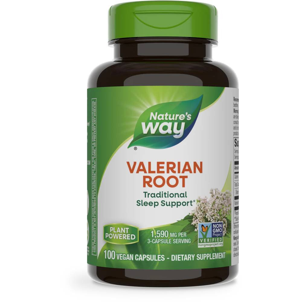 Natures Way Valerian Root - 100 Capsules 12$