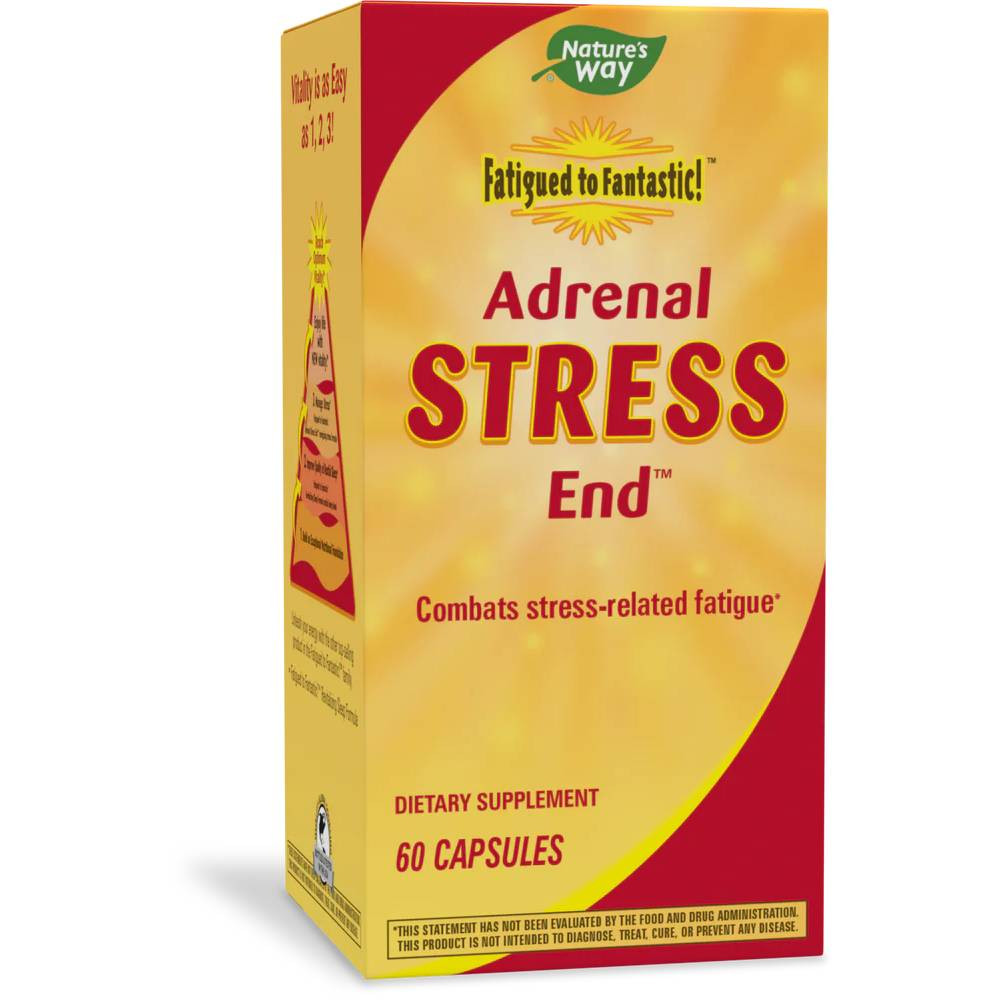 Nature's Way Fatigued to Fantastic! Adrenal Stress End - 60 Capsules