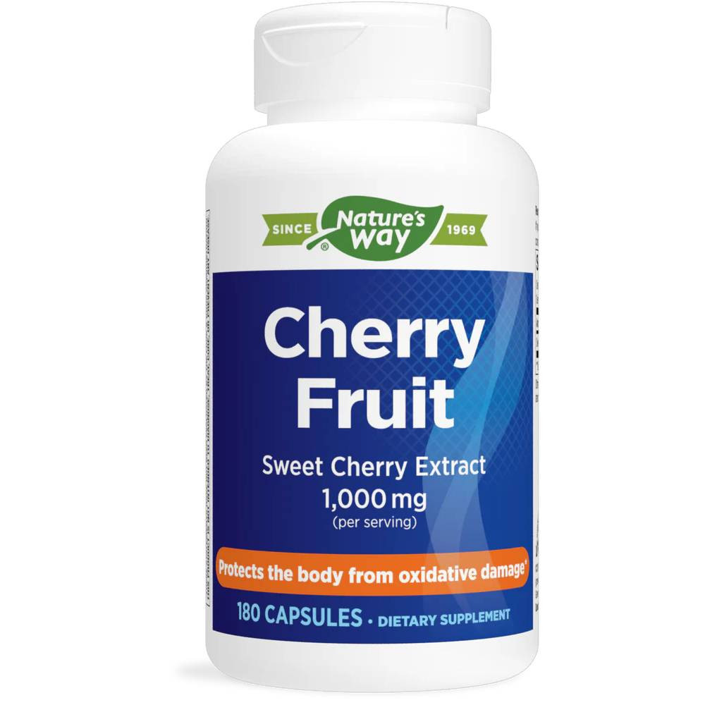 Natures Way Cherry Fruit Extract - 180 Capsules 42$