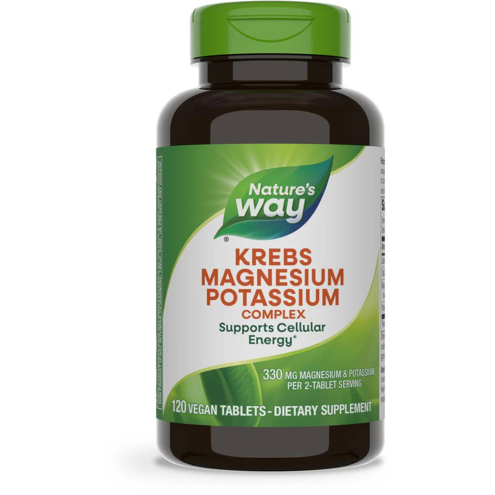 Nature's Way Krebs Magnesium Potassium - 120 Tablets