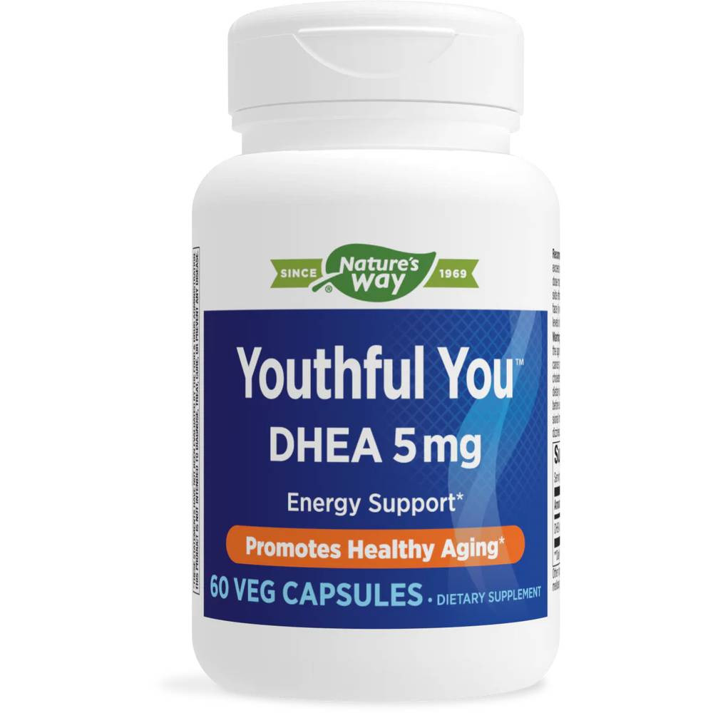 Nature's Way Youthful You DHEA 5mg - 60 Capsules