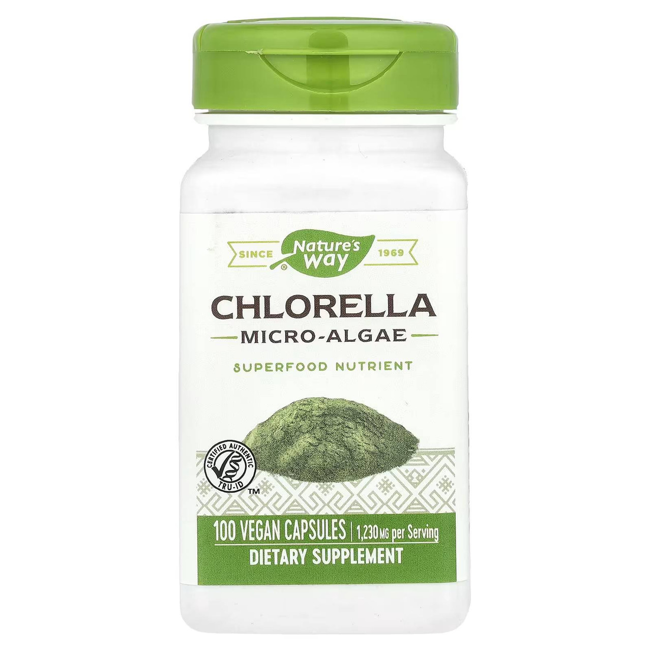 Natures Way Chlorella - 100 Capsules 24$
