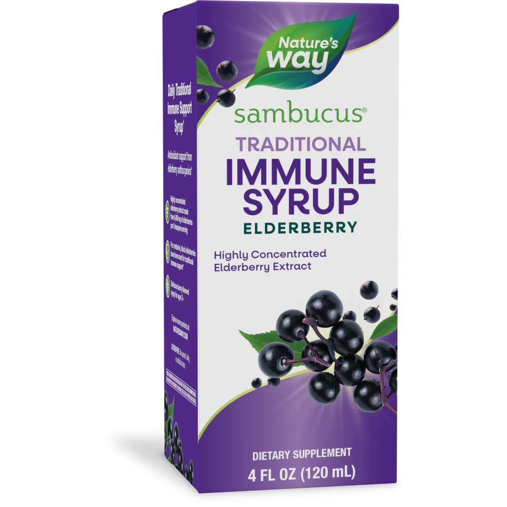 Natures Way Sambucus Original Syrup - 120 Milliliters 18$