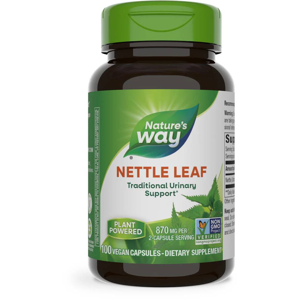 Natures Way Nettle Herb - 100 Capsules 12$